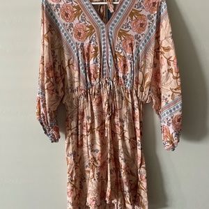 Boho mini dress